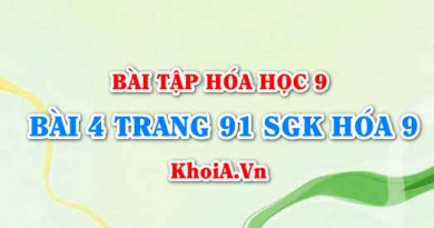 Bài 4 trang 91 SGK Hoá 9: Tính chất hóa học của axit cacbonic H2CO3 và muối Cacbonat